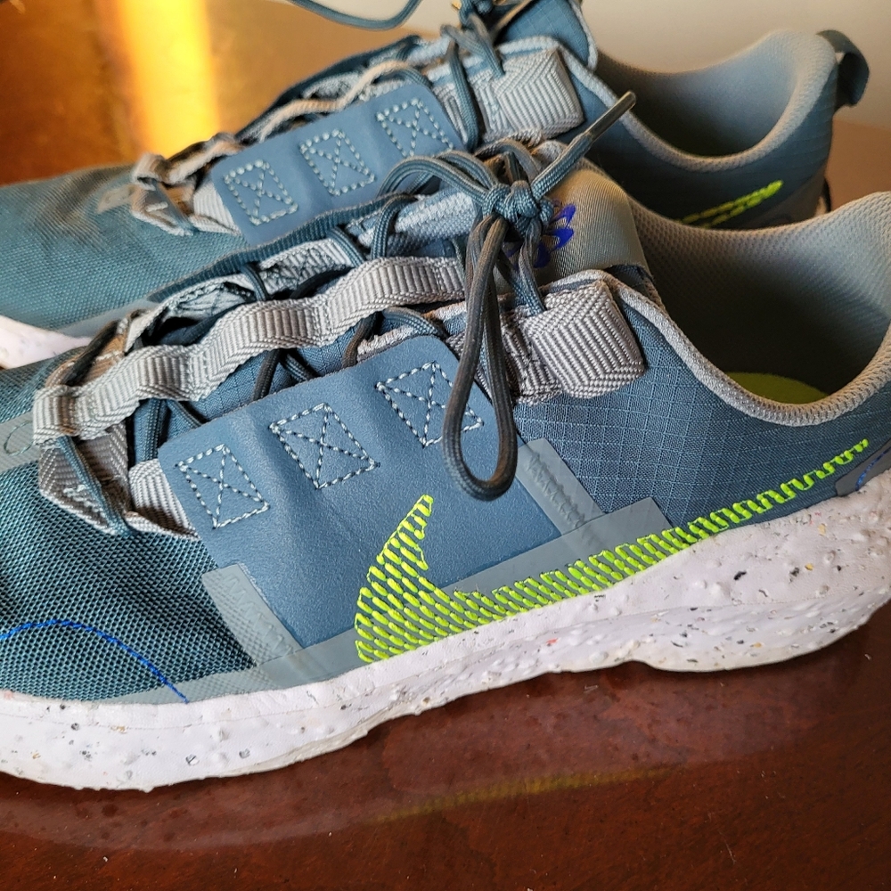 Men's Nike Crater Impact SE Ash Green Volt 2022 Sneakers DJ6308-002 Size 10.5 - Picture 8 of 10